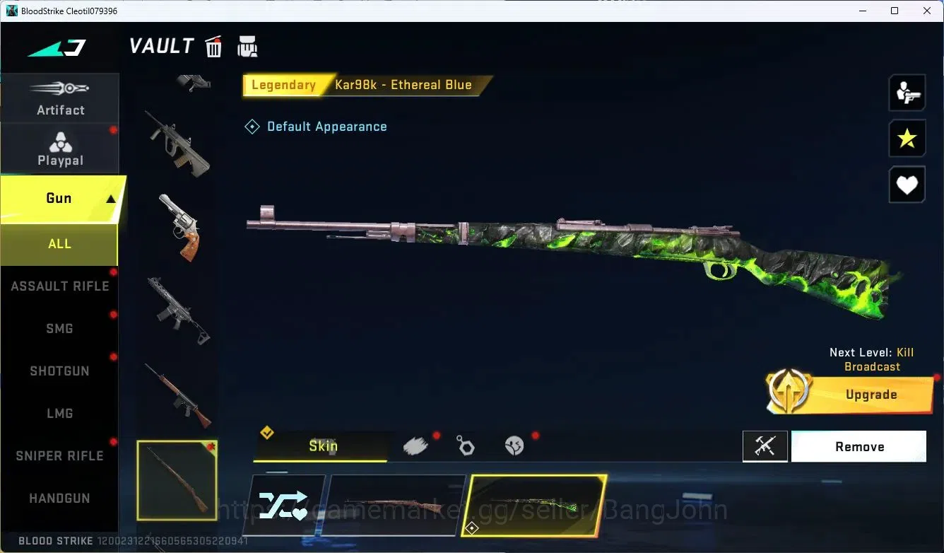 Blood Strike Accounts ASIA | 2 LEGENDARY: Magnum-Ethereal Blue, Kar98k-E image 4