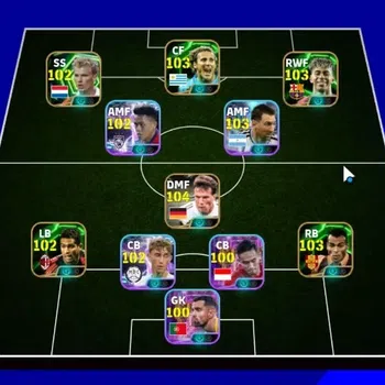 eFootball Accounts Legends & Iconic Players Android|11 Epic Lothar Matthaus,Diego Forlan,Lamine Yamal,Cafu|10 Show Time