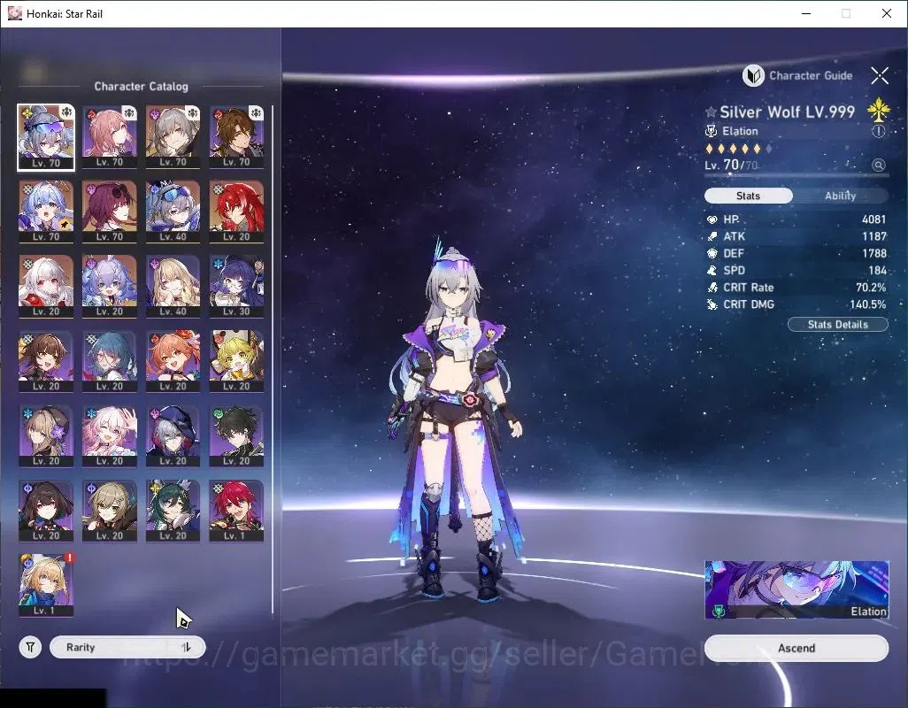 Honkai Star Rail Accounts Asia|TL 55|5 Limited|[SW 999]+Sign,Robin,Kafka,Sil image 4