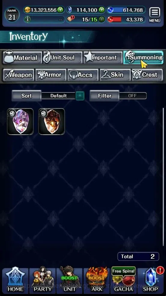 Last Cloudia Accounts GLOBAL|Rank 21|Ready Gacha 114K Crystal|Top Tier U image 12
