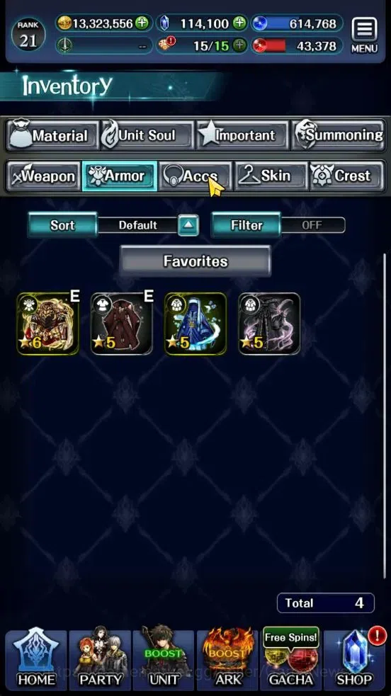 Last Cloudia Accounts GLOBAL|Rank 21|Ready Gacha 114K Crystal|Top Tier U image 14