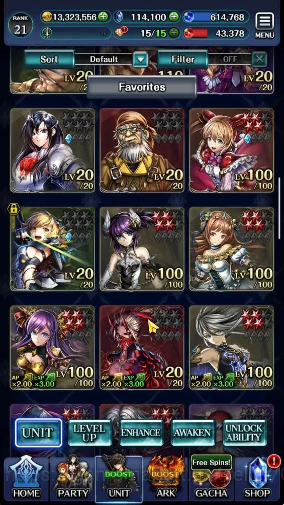 Last Cloudia Accounts GLOBAL|Rank 21|Ready Gacha 114K Crystal|Top Tier U image 2