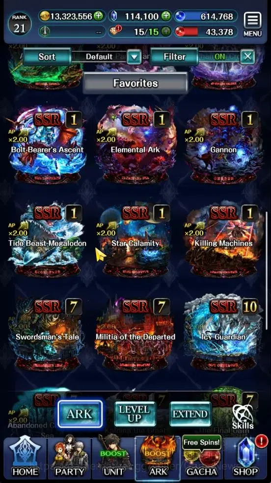 Last Cloudia Accounts GLOBAL|Rank 21|Ready Gacha 114K Crystal|Top Tier U image 5