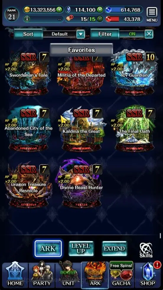 Last Cloudia Accounts GLOBAL|Rank 21|Ready Gacha 114K Crystal|Top Tier U image 6
