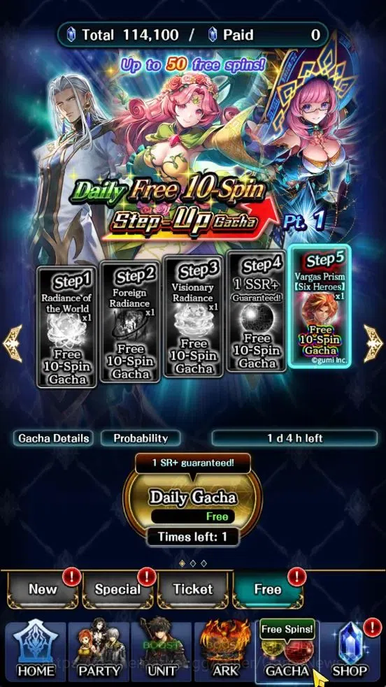 Last Cloudia Accounts GLOBAL|Rank 21|Ready Gacha 114K Crystal|Top Tier U image 7