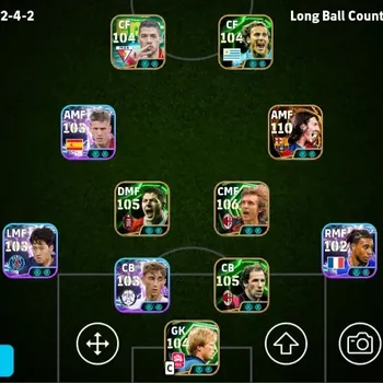 eFootball Accounts Legends & Iconic Players Mobile |PW 3215|BIGT Messi Barca,Epic Pirlo Baresi XabiAlonso Suarez OliverKhan