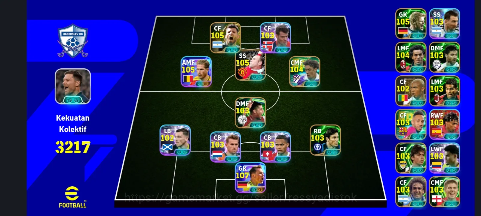 eFootball Accounts Legends & Iconic Players EFOOTBALL 2027 | NEW CARD K DE BRYUNE,SORLOTH,RUI COSTA,M NEUER,S 1