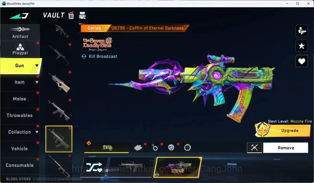 Blood Strike Accounts ASIA |COLLAB=AR97,MCX,QBZ95|ULTRA=BANDAGE MORE DET image 7