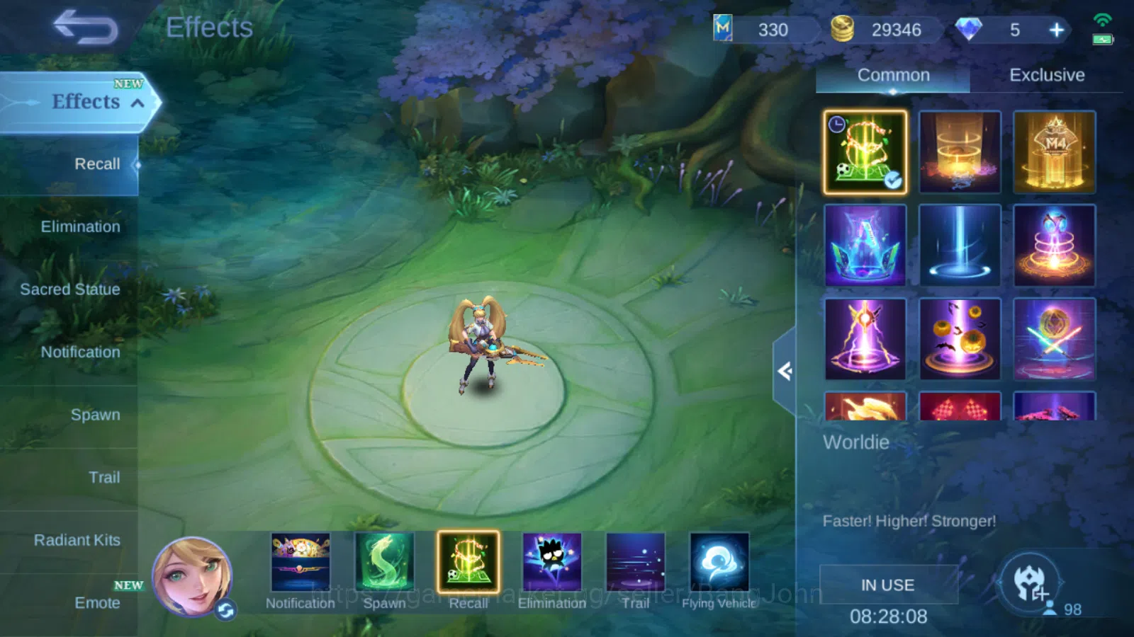 Mobile Legends: Bang Bang Accounts Others kof karina | cc natalia | lightborn tigreal | lightborn granger | blazing franco 4