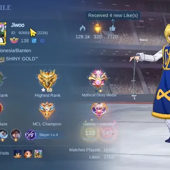 Mobile Legends: Bang Bang Accounts Others Hero 133|Skin 540|Legend Freya,Valir|Recall Seal of Anvil|Nolan Nexus,Julian