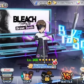 Bleach: Brave Souls Accounts High-End Global |590K BP+50K Orb|End Game|3K Acc Ticket|Aizen,Byakuya TYBW26|Grimmjow