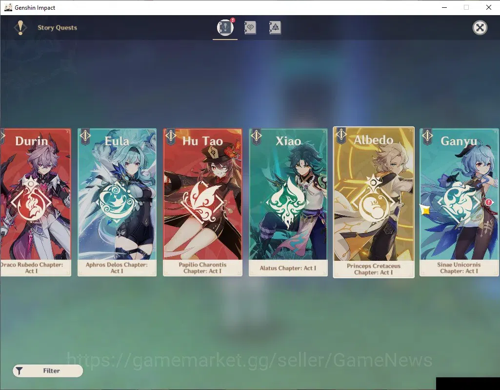 Genshin Impact Accounts ASIA|AR 50|11 Limited+7(*5Standart)|[Skirk,Escoffi image 18