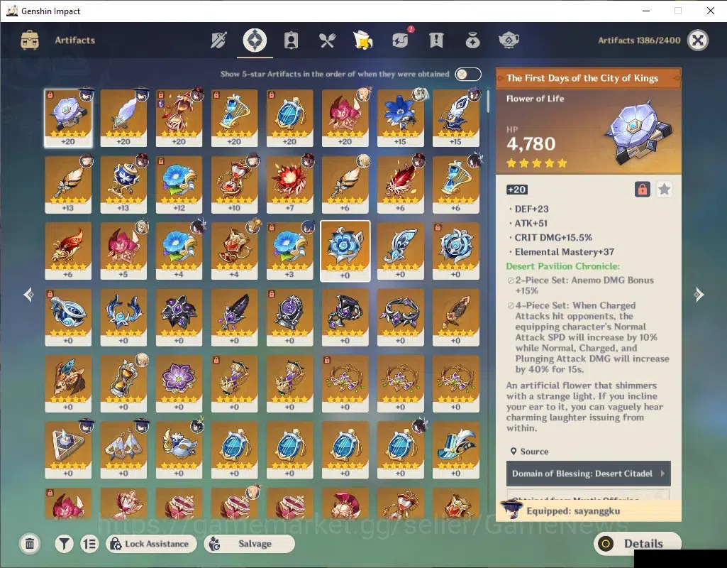 Genshin Impact Accounts ASIA|AR 50|11 Limited+7(*5Standart)|[Skirk,Escoffi image 5