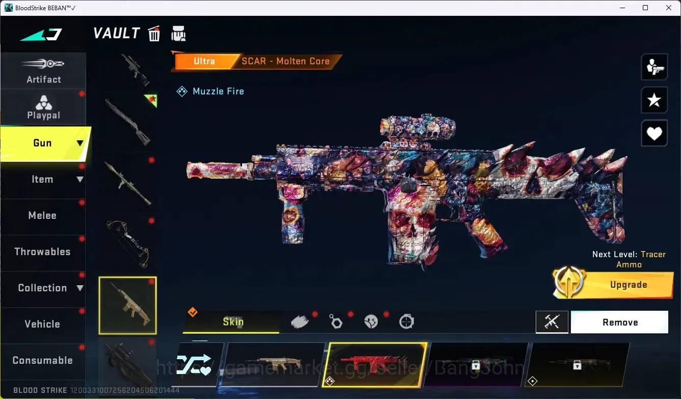 Blood Strike Accounts ASIA|3 Collab Gun [TR/AOT]|1 Limited Gun[DeadParty image 4