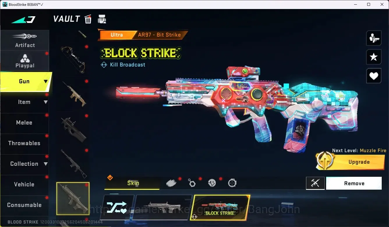Blood Strike Accounts ASIA|3 Collab Gun [TR/AOT]|1 Limited Gun[DeadParty image 5