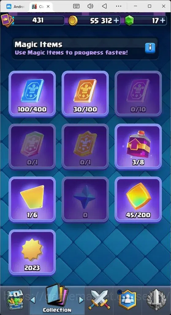 Clash Royale Accounts Mobile |Trophy 3273|4 EVO Cards|1 Hero Card|17 Gem image 10