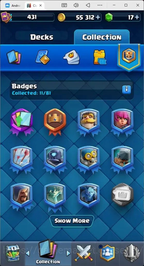 Clash Royale Accounts Mobile |Trophy 3273|4 EVO Cards|1 Hero Card|17 Gem image 13