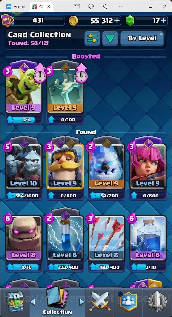 Clash Royale Accounts Mobile |Trophy 3273|4 EVO Cards|1 Hero Card|17 Gem image 3