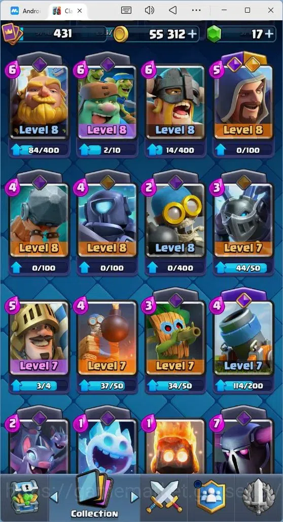 Clash Royale Accounts Mobile |Trophy 3273|4 EVO Cards|1 Hero Card|17 Gem image 4
