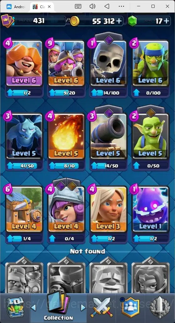 Clash Royale Accounts Mobile |Trophy 3273|4 EVO Cards|1 Hero Card|17 Gem image 7
