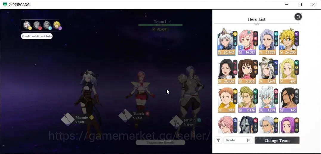 The Seven Deadly Sins: Origin Accounts SEA|Lv 43| 8 SSR 1