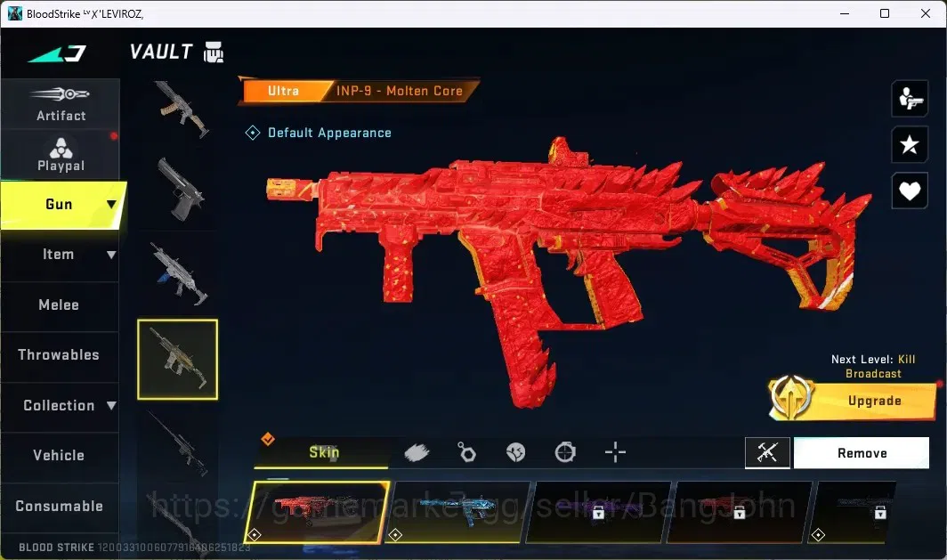 Blood Strike Accounts ASIA |1 ETERNAL:AUG Empyrean|3 7DS GUNS|2 TR GUNS| image 10