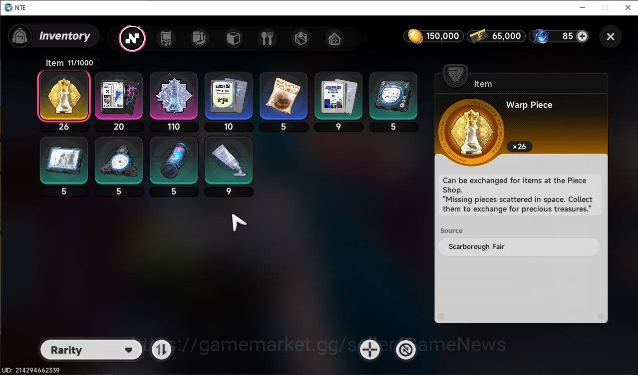 Neverness to Everness Accounts GLOBAL EU |HL 3| 1 SSR Limited Meta Nanally |4 SR  image 5