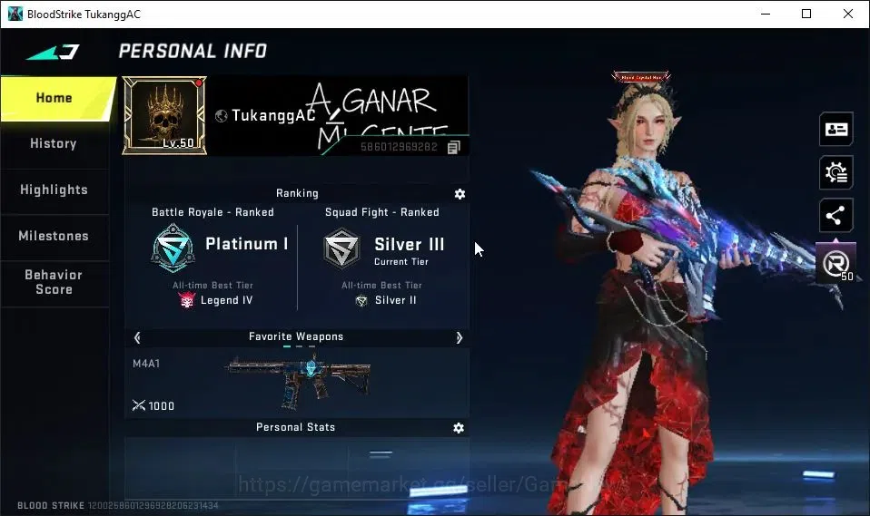 Blood Strike Accounts ASIA|9 ULTRA[EMMA,JET,NOVA,VAL,SCAR,INP-9,DEagle,E image 2