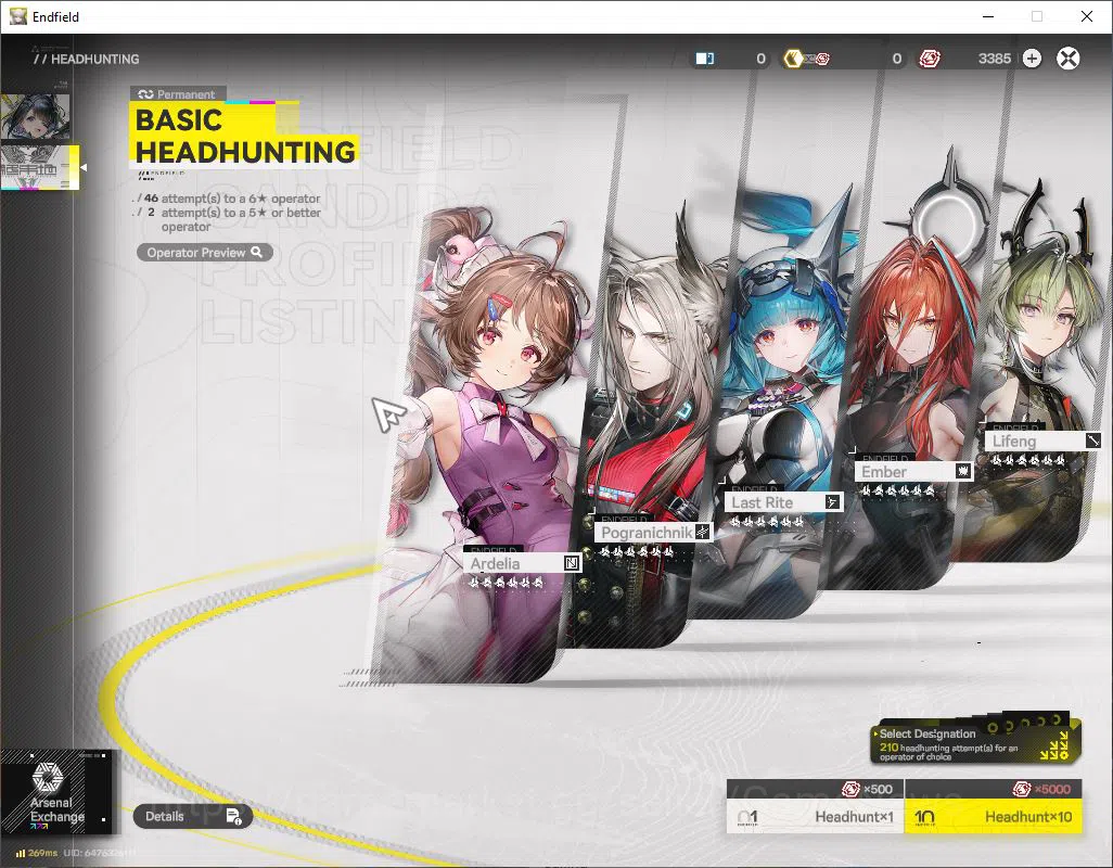 Arknights: Endfield Accounts ASIA|Lv 53|SSR 5(3Limit)+12(*6WP)|[Laevatain,Yvonn image 17