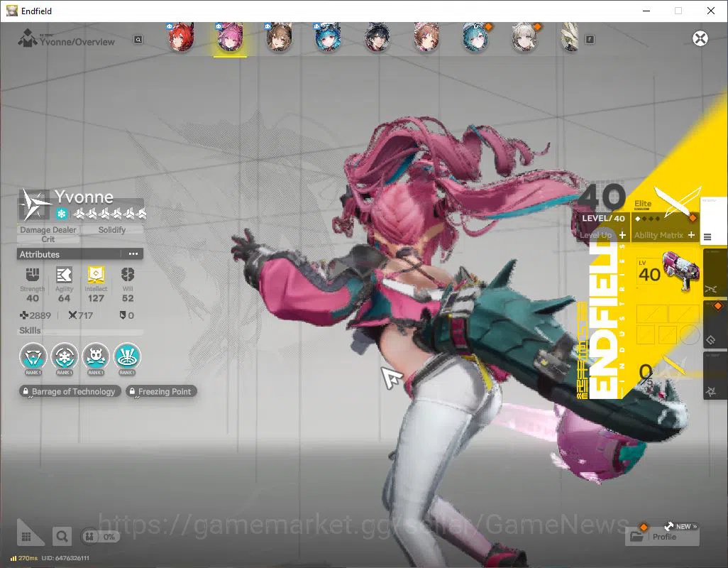 Arknights: Endfield Accounts ASIA|Lv 53|SSR 5(3Limit)+12(*6WP)|[Laevatain,Yvonn image 3