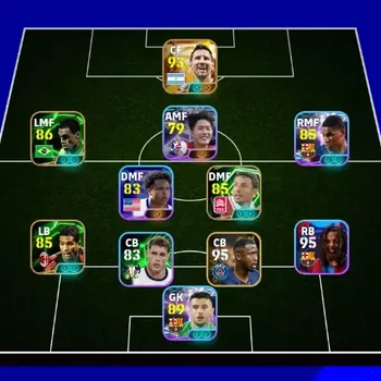 eFootball Accounts Others Android|PW 2733|New Lionel Messi Big T,Marcus Rashford Show T,Denilson Epic,Mark van Bommel