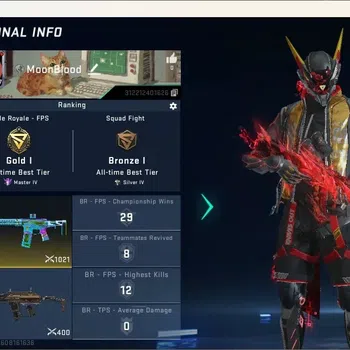 Blood Strike Accounts Others ASIA | 3 Ultra Guns: M4A1-Ironsurgency,FAL-Warrior,QBZ95-Endless | 1 Ultra Striker | Check SS