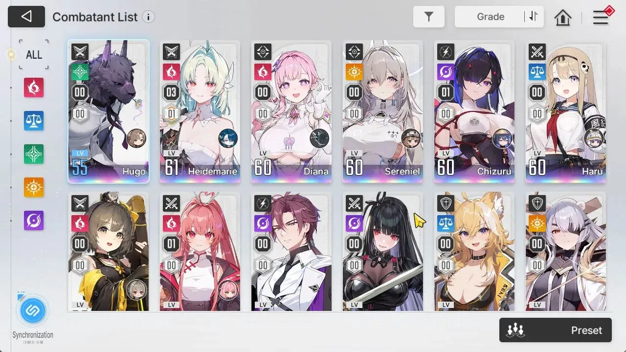 Chaos Zero Nightmare Accounts ASIA Lv 53|13 SSR([HeidemarieM3,ChizuruM1]+Sign,Di image 4