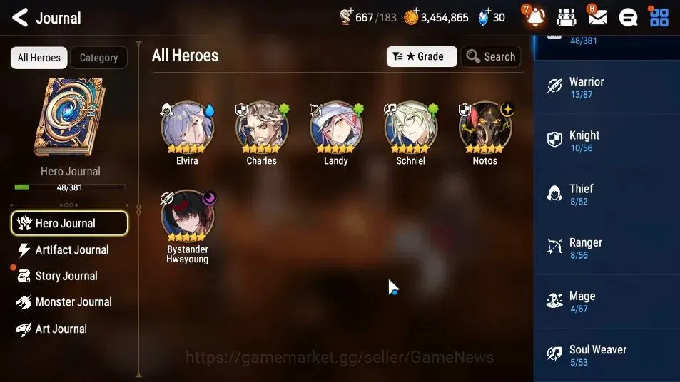 Epic Seven Accounts GLOBAL Unverif|New Era|2 ML(Notos,Bystander Hwayou image 6