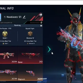 Blood Strike Accounts Starter ASIA STARTER|1 AOT: M4A1-Battle of Faith|1 LIMITED|7 ULTRA|8 LEGENDARY|Gold I BR, Bronze IV