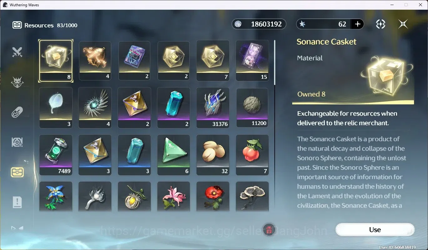 Wuthering Waves Accounts EU |UL 49 |Rank 5|1 Char Limited [Lucy RC5+Sign] & image 13