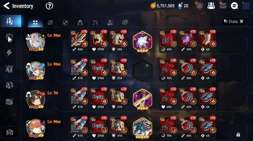Epic Seven Accounts GLOBAL|UnVerif|3 ML(NM Luna,LC Bellona,Sea Phantom image 14