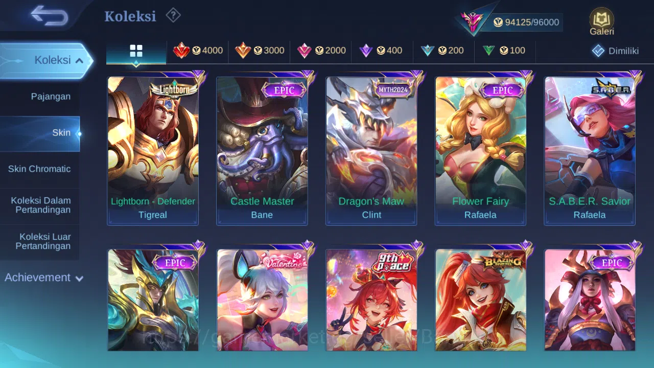 Mobile Legends: Bang Bang Accounts Hero 132 Skin 334 | Legend Fanny, Gusion | KOF Aur image 6
