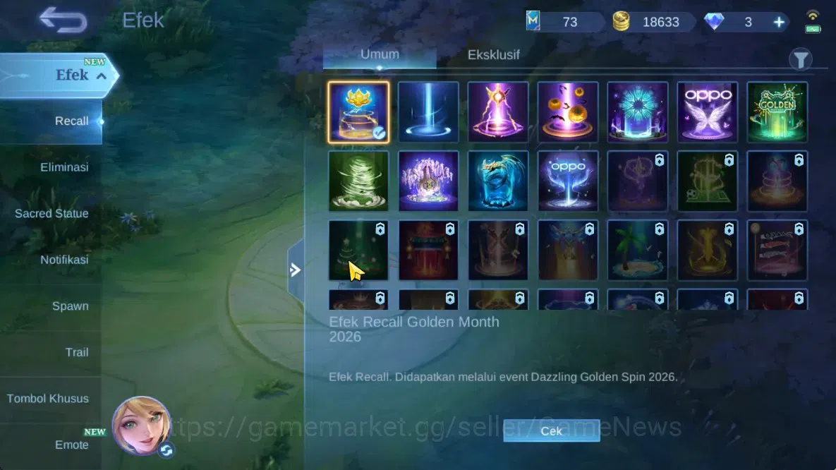 Mobile Legends: Bang Bang Accounts Hero 69|Skin 61|High Glory 88|Karina KOF,Gatot Epi image 7