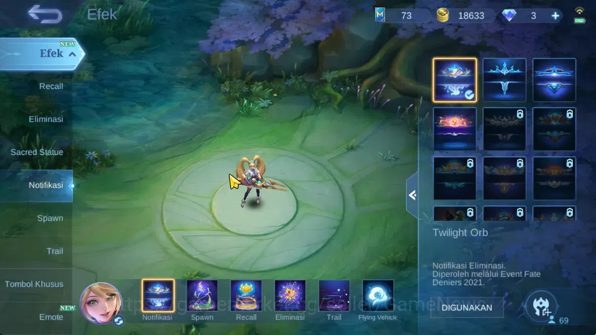 Mobile Legends: Bang Bang Accounts Hero 69|Skin 61|High Glory 88|Karina KOF,Gatot Epi image 9