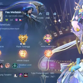 Mobile Legends: Bang Bang Others Hero 69|Skin 61|High Glory 88|Karina KOF,Gatot Epi image 1