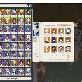Genshin Impact Accounts Others ASIA|AR 56|8Limit(*5 Char) MavuPrem,ArlechinoPrem+chr STD Bennet,Sucrose, etc|MC