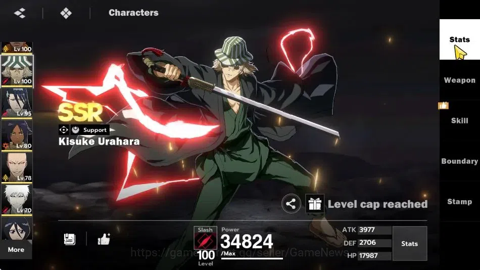 BLEACH: Soul Resonance Accounts NuverseSEA|LV 74|12 SSR[ToshiroB1,GinB1,Aizen,Ichi image 19