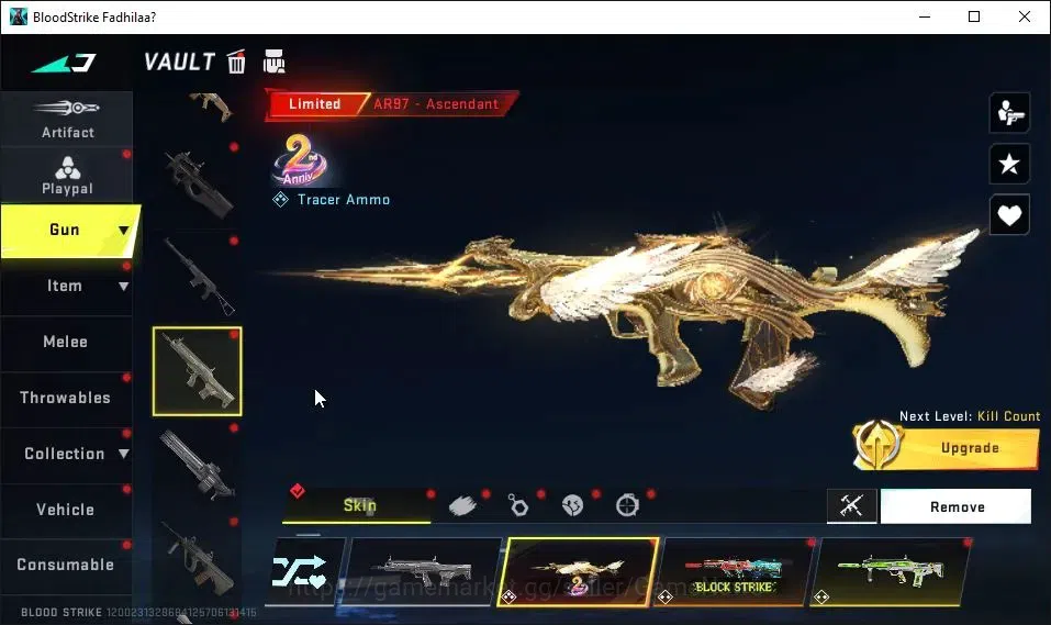 Blood Strike Accounts ASIA|2 ETERNAL[ZERO-Oda MAX,DEagle]|3 Melee ULTRA[ image 20