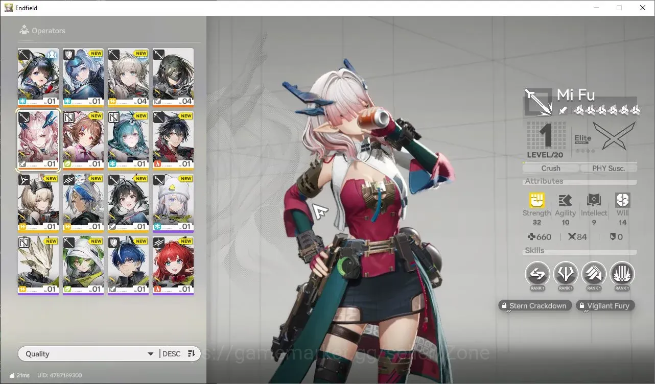 Arknights: Endfield Accounts Asia|Lv 2|Fresh Starter 2 Limited (Mifu,Tangtang)+Ardelia+Sign|Newbie Banner ON| Check 1