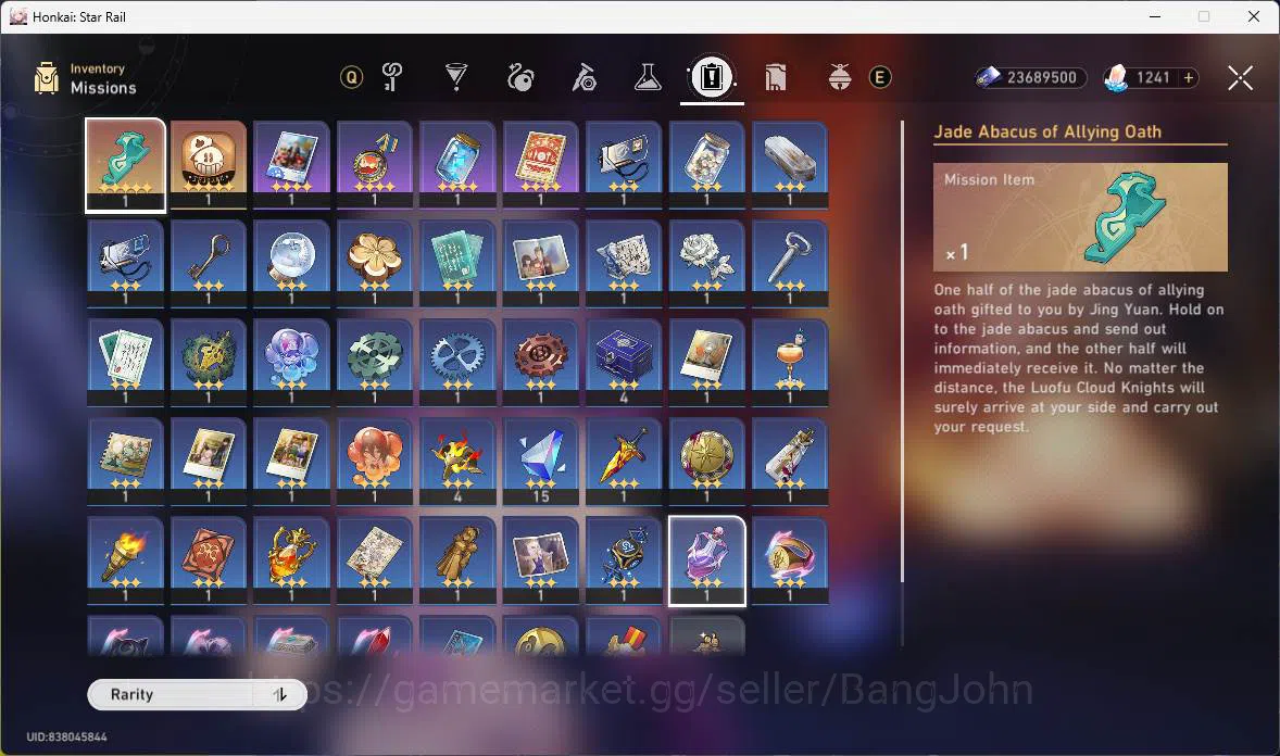Honkai Star Rail Accounts Others ASIA|TL 70|13 Limit|Castorice E1,Sparkle E1,RuanMei 4