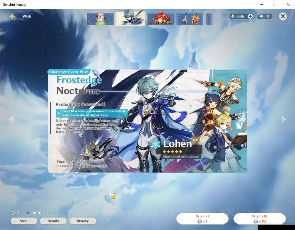 Genshin Impact Accounts ASIA|AR 45|3 Limited + 1 (*5Weapon)|Mavuika,Nefer, image 10