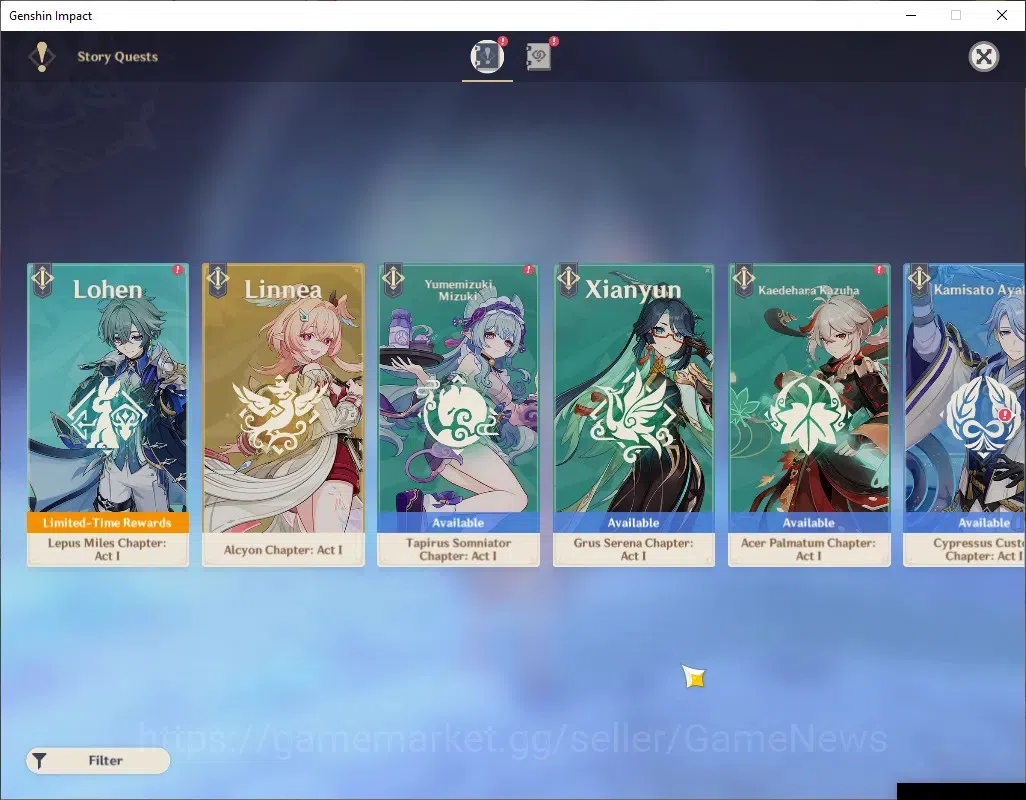 Genshin Impact Accounts ASIA|AR 45|3 Limited + 1 (*5Weapon)|Mavuika,Nefer, image 16