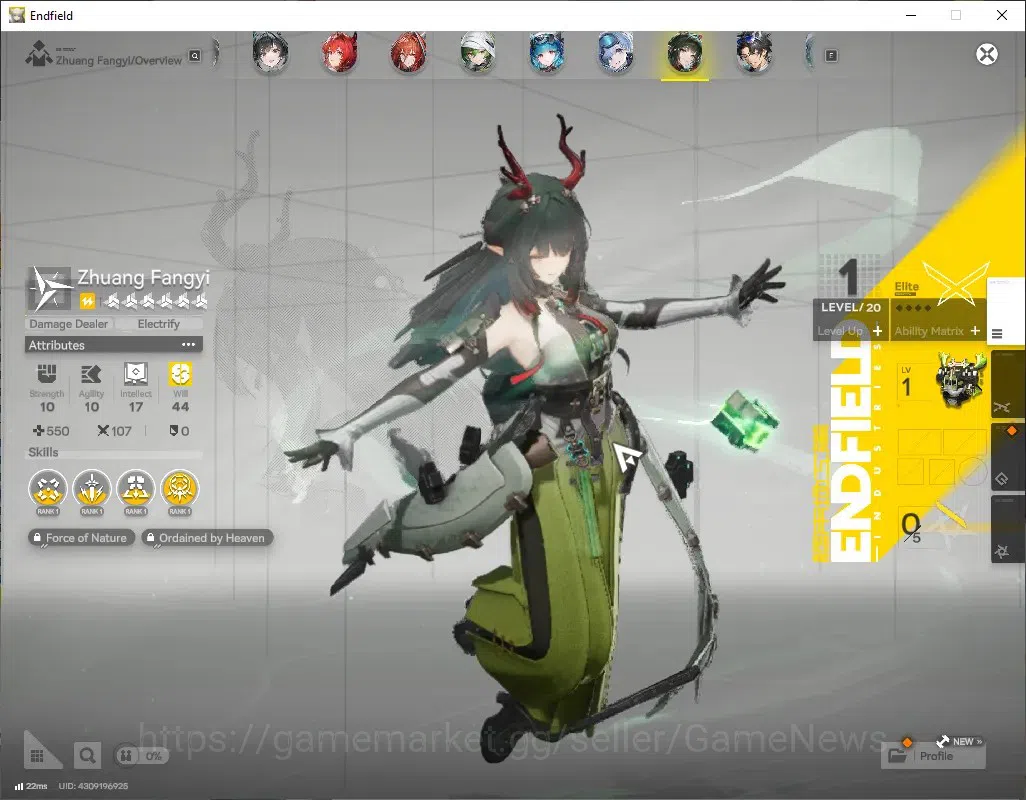 Arknights: Endfield Accounts ASIA|Lv54|7SSR(2Limited)+11(*6WP)|[ZhuangFangyi,La image 2