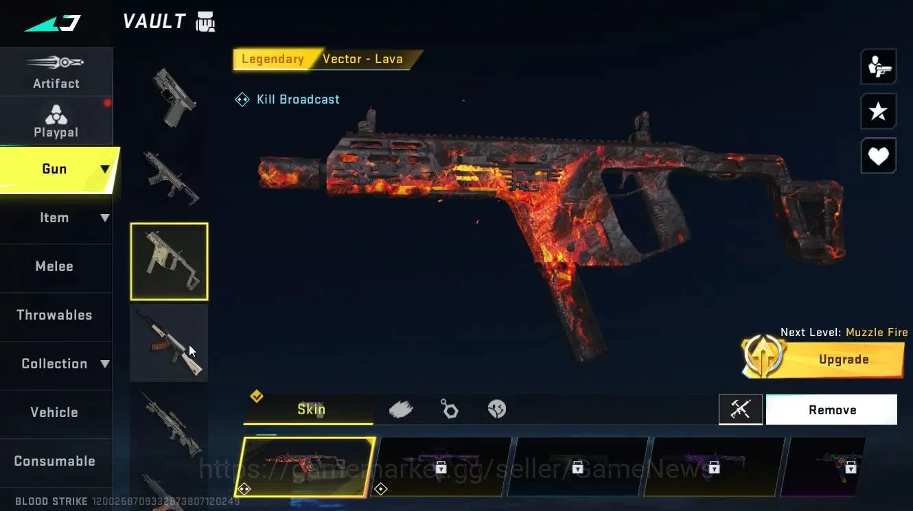 Blood Strike Accounts Collab Skin ASIA|ULTRA MELEE Sycthe-Harvester+(M4A1-Venom, AR97-Venom, Etc)|Collab BLEACH Chest, OPM 11